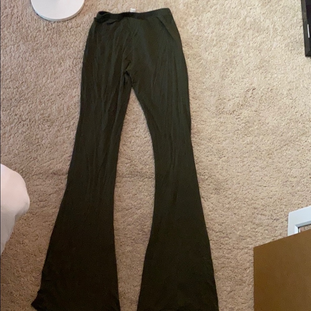 Fitted bootcut pants